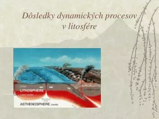 d sledky dynamick ch procesov v litosf re