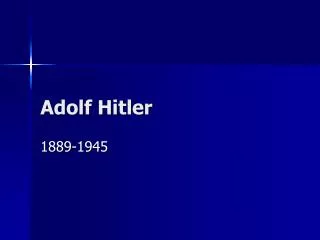 adolf hitler