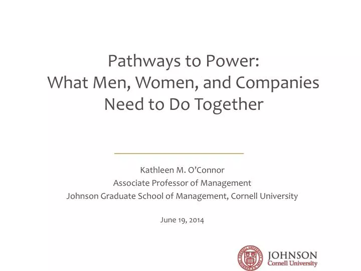 pathways to power what men women and companies need to do together