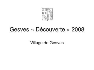 gesves d couverte 2008