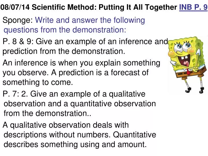 08 07 14 scientific method putting it all together inb p 9