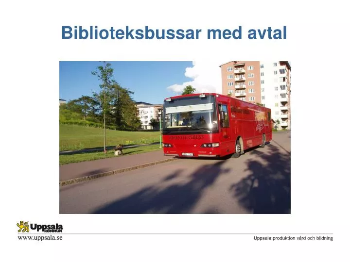 biblioteksbussar med avtal