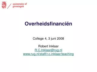 overheidsfinanci n