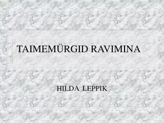 taimem rgid ravimina