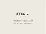 U.S. History - slide 1