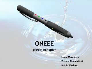 oneee predaj echopier