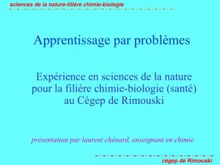 apprentissage par probl mes