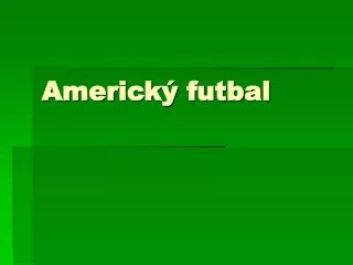 americk futbal
