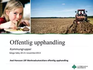 offentlig upphandling