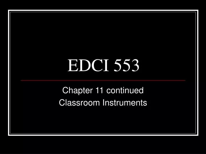 edci 553