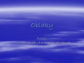 oblaky