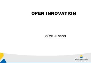 open innovation