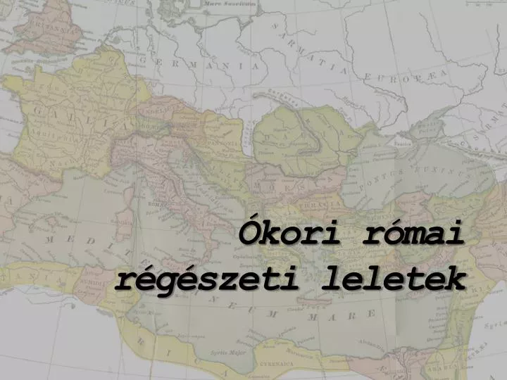 kori r mai r g szeti leletek