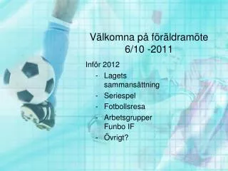 v lkomna p f r ldram te 6 10 2011