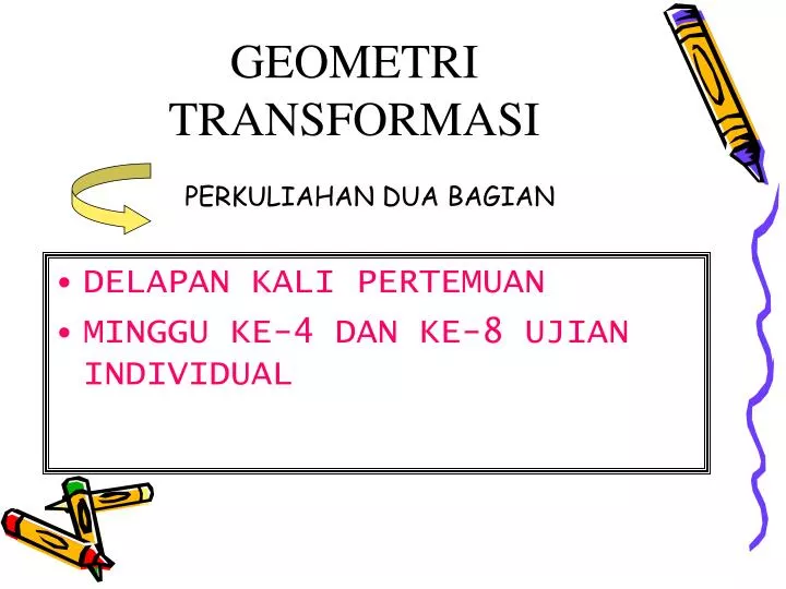 geometri transformasi