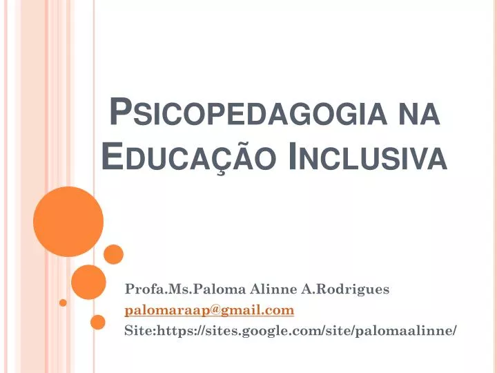 psicopedagogia na educa o inclusiva