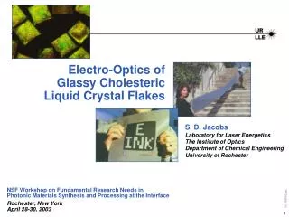 Electro-Optics of Glassy Cholesteric Liquid Crystal Flakes