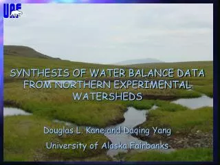 SYNTHESIS OF WATER BALANCE DATA FROM NORTHERN EXPERIMENTAL WATERSHEDS