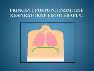 principi i postupci primjene respiratorne fizioterapije