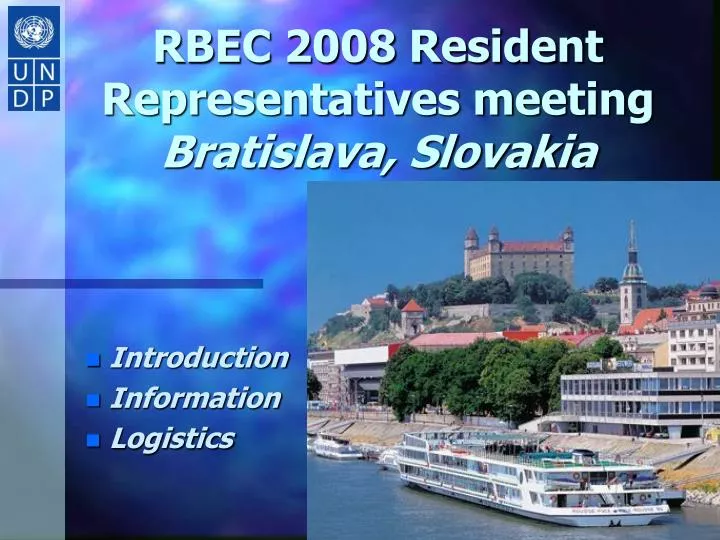 rbec 2008 resident representatives meeting bratislava slovakia