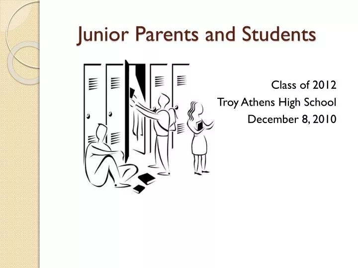 junior parents and students