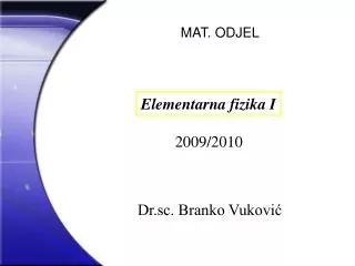 mat odjel