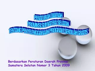 PPT - PERATURAN DAERAH DAN PERATURAN KEPALA DAERAH PowerPoint ...