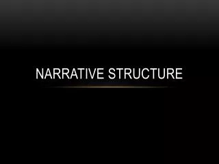 narrative structure