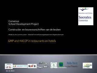 gmp and haccp in restaurants en hotels