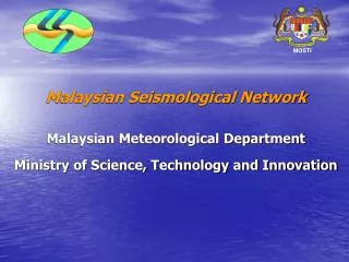 Malaysian Seismological Network