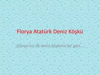 florya atat rk deniz k k