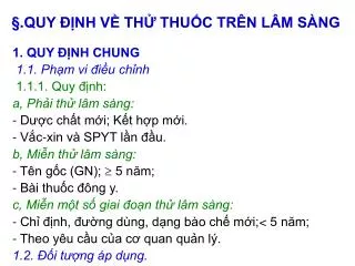 quy nh v th thu c tr n l m s ng