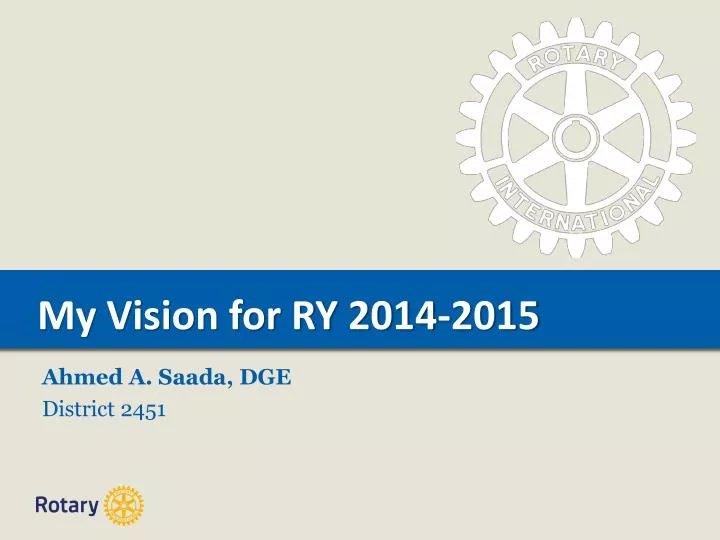 my vision for ry 2014 2015