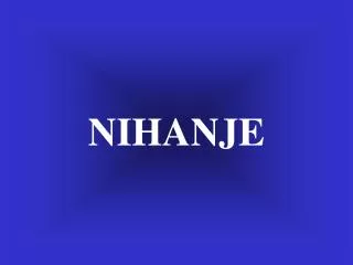 nihanje