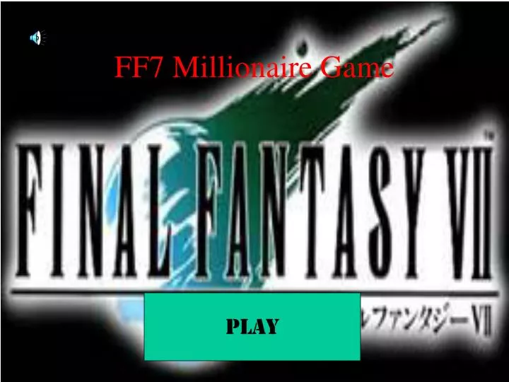 ff7 millionaire game