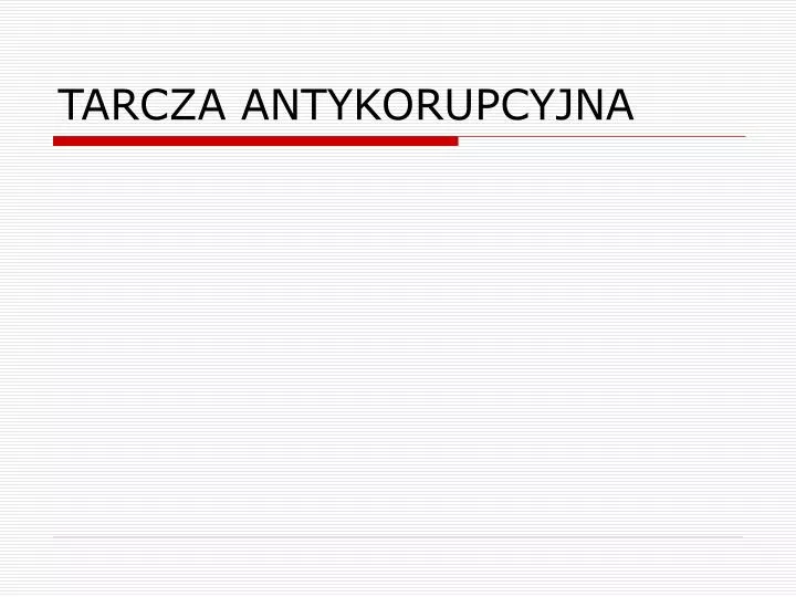 tarcza antykorupcyjna