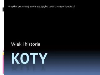 wiek i historia