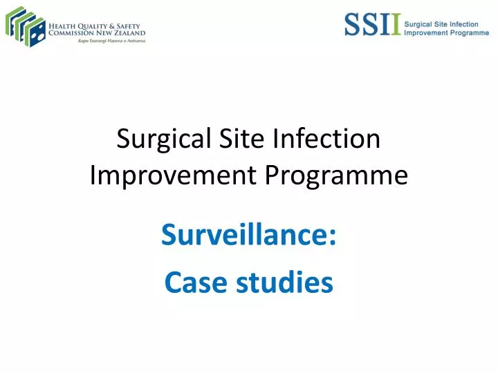 surgical site infection improvement programme