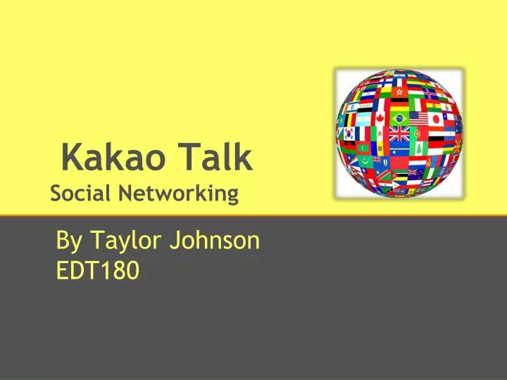 kakao talk social networking