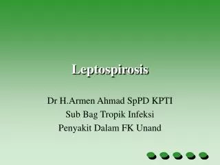leptospirosis