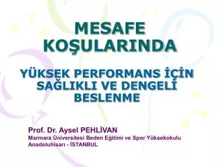 mesafe ko ularinda