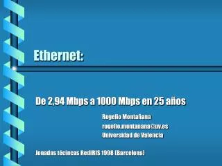 Ethernet: