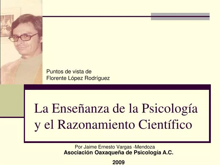 la ense anza de la psicolog a y el razonamiento cient fico