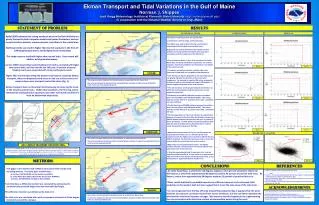 Ekman Transport and Tidal Variations in the Gulf of Maine Norman J. Shippee