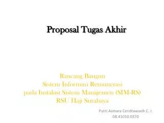 proposal tugas akhir