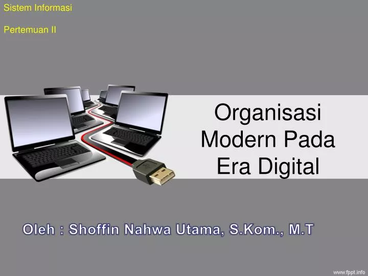 organisasi modern pada era digital