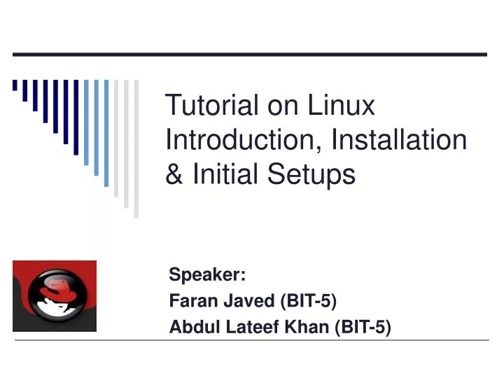 tutorial on linux introduction installation initial setups