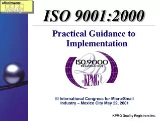 ISO 9001:2000