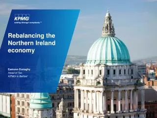 Rebalancing the Northern Ireland economy