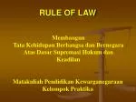 RULE OF LAW - slide 1